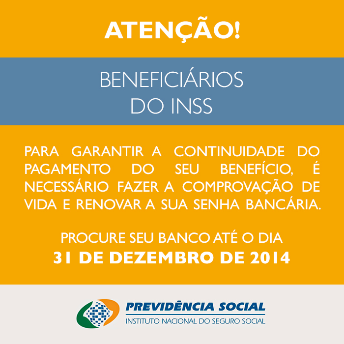 A renovação de senha/fé de vida é realizada para dar mais segurança ao cidadão e ao estado brasileiro, evitando pagamento de benefícios indevidos e fraudes.